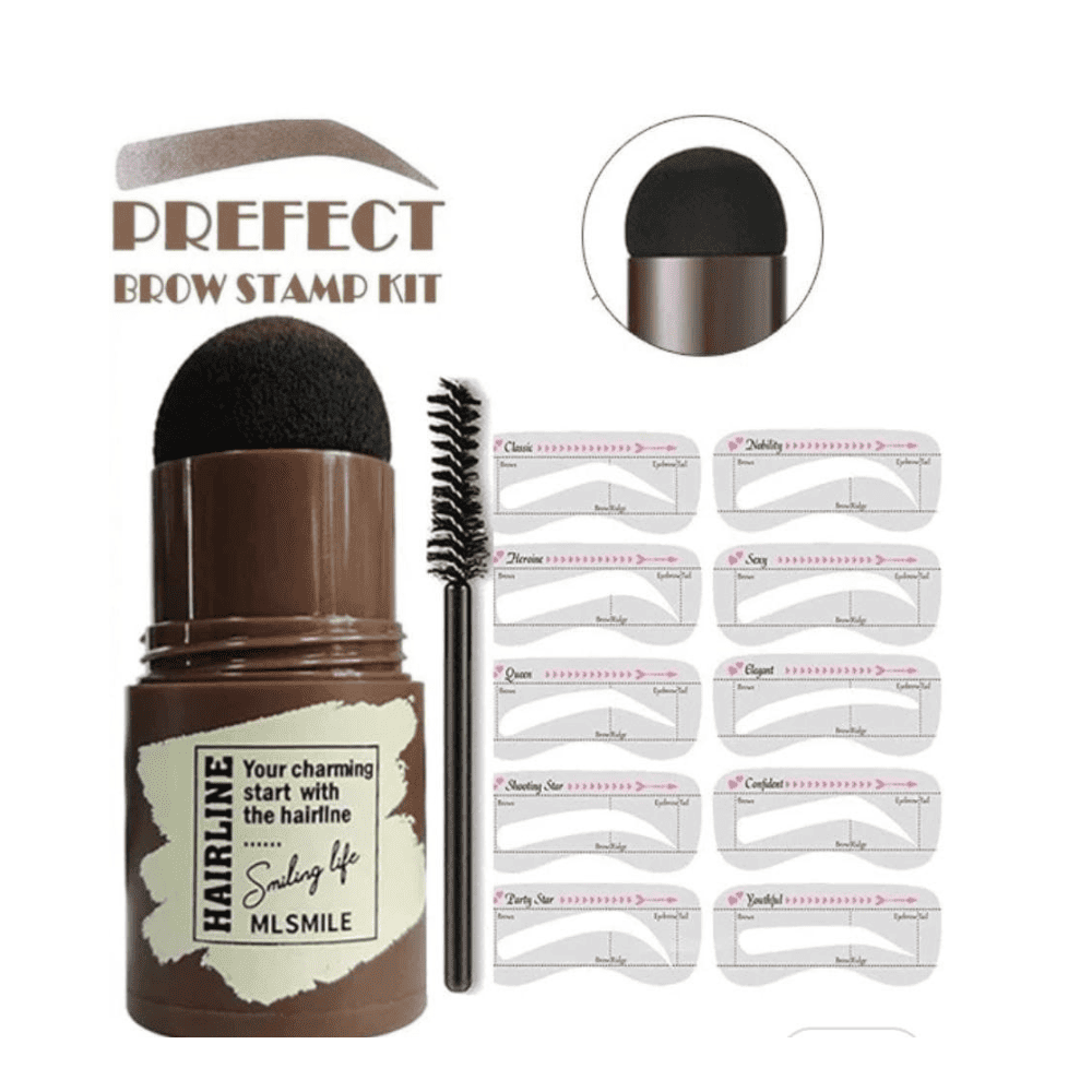 Kit para cejas - ¡Tus cejas perfectas en solo 10 segundos con este maravilloso sello para cejas!
